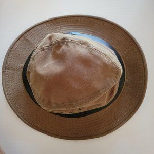 vtg filson tin cloth packer hat